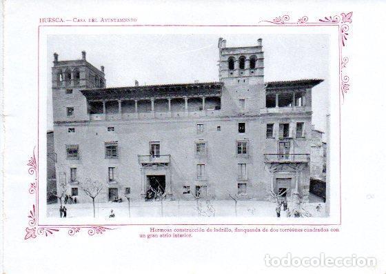Postales: LAMINA V32063: Huesca. Casa del Ayuntamiento - Varios