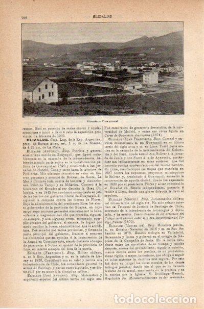 Postcards: LAMINA V42095: Vista general de Elizondo - Varios