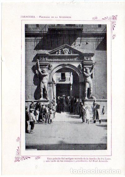 Postkarten: LAMINA V31750: Zaragoza. Fachada de la Audiencia - Varios