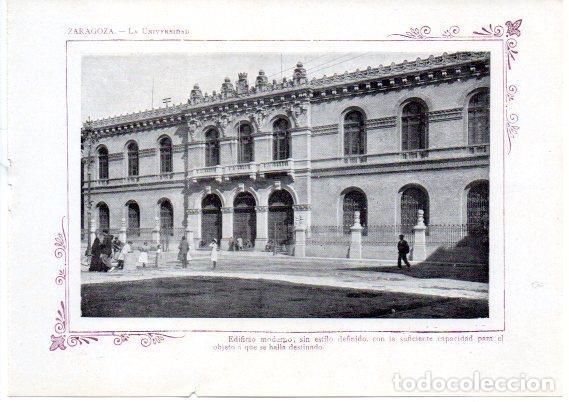 Postales: LAMINA V31740: Zaragoza. La Universidad - Varios