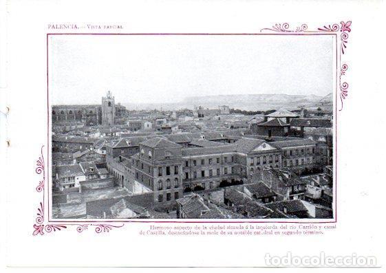 Cartes Postales: LAMINA V31654: Palencia. Vista parcial - Varios
