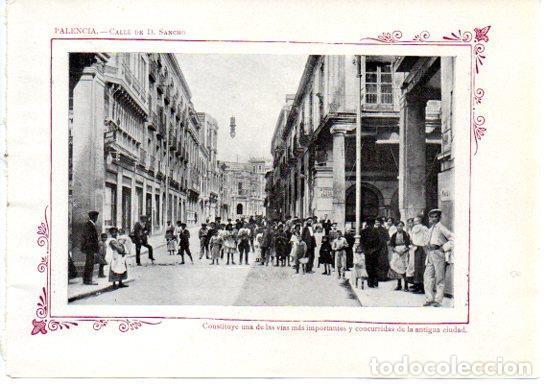 Postales: LAMINA V31649: Palencia. Calle de D. Sancho - Varios