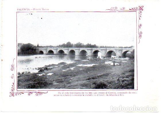 Postcards: LAMINA V31660: Palencia. Puente Mayor - Varios
