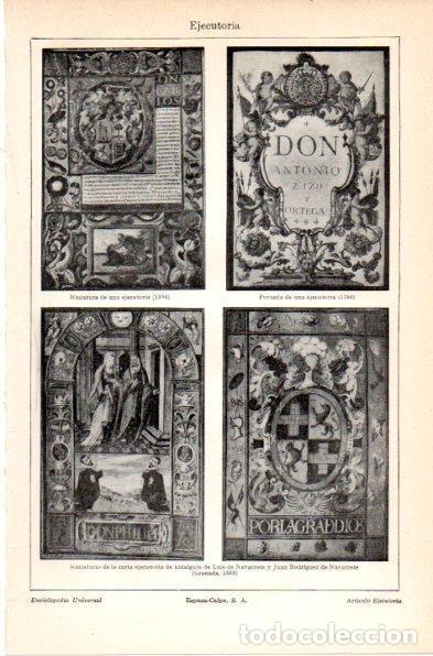 Postkarten: LAMINA V42066: Carta ejecutoria de hidalguia de Luis y Juan Rodriguez de Navarrete - Varios