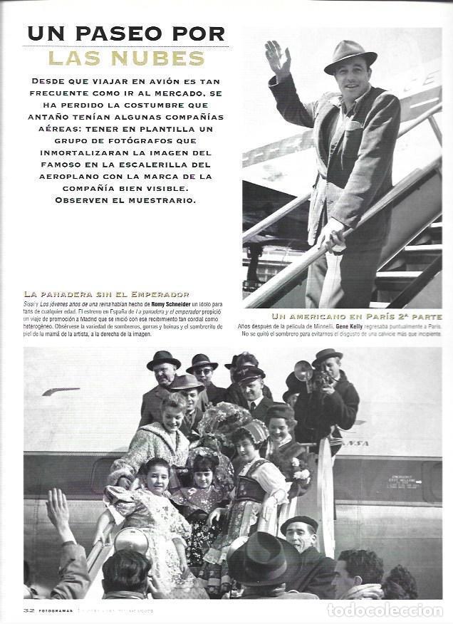 Postales: LAMINA 37206: Gene Kelly y Romy Schneider bajando de aviones - Jaume Figueras