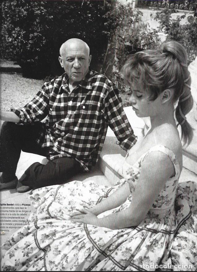 Postkarten: LAMINA 37196: Picasso con Brigitte Bardot - Jaume Figueras