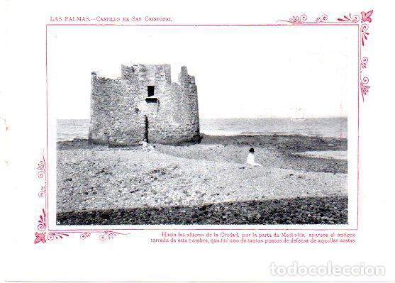 Postales: LAMINA V31783: Las Palmas. Castillo de San Cristobal - Varios