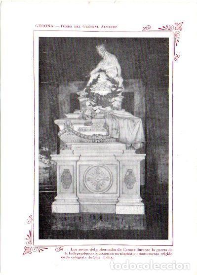 Postkarten: LAMINA V31799: Gerona. Tumba del General Alvarez - Varios