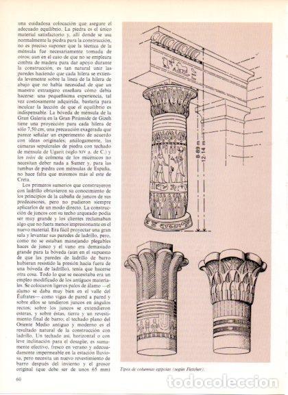 Postais: LAMINA V32266: Tipos de columnas egipcias seg&uacute;n Fletcher - Varios