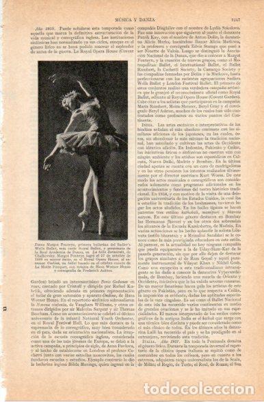 Postales: LAMINA V32859: Margot Fonteyn - Varios