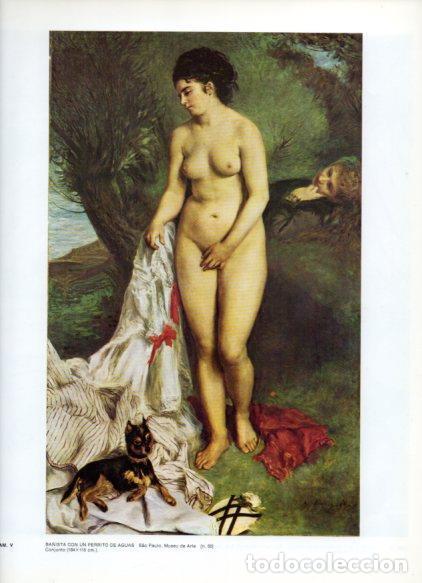 Postkarten: LAMINA V43226: Ba&ntilde;ista con un perrito de aguas por Renoir - NULL