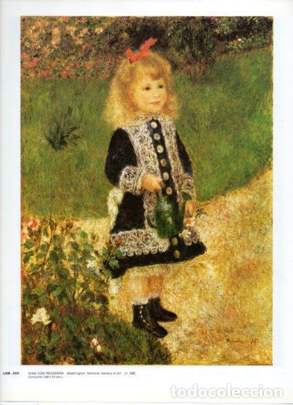 Cartoline: LAMINA V43238: Ni&ntilde;a con regadera por Renoir - NULL