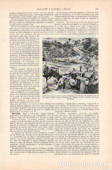 Postcards: LAMINA V32769: Obras de construccion autopista entre Brasilia y Belen, Brasil - Varios
