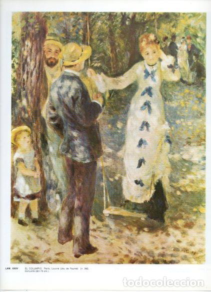 Postcards: LAMINA V43241: El columpio por Renoir - NULL