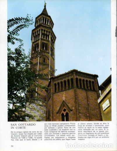 Cartoline: LAMINA V43175: Milan. Iglesia San Gotardo in Corte - Giovanna Magi