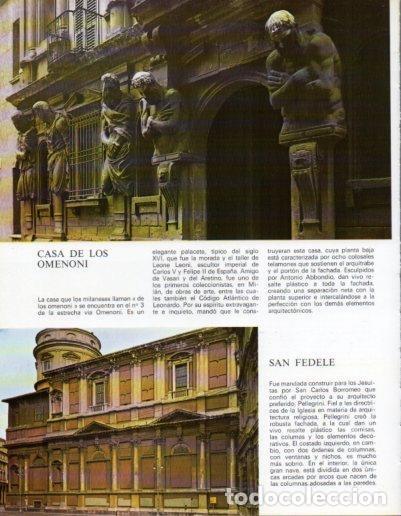 Postales: LAMINA V43178: Milan. Casa de los Omeoni y San Fedele - Giovanna Magi