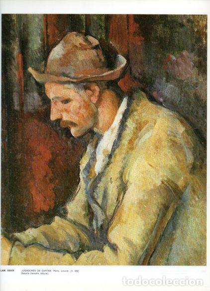 Cartoline: LAMINA V43307: Jugadores de cartas detalle por Cezanne - NULL