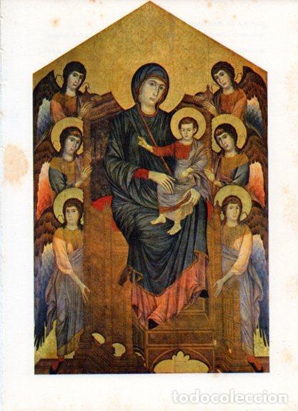Postais: LAMINA V43015: La Virgen de los Angeles por Cimabue - Germain Bazin