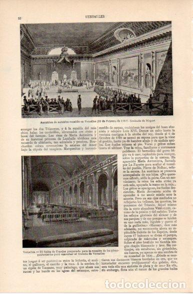 Postales: LAMINA V32354: Asamblea de notables reunida en Versalles 1787 grabado de Niquet - Varios
