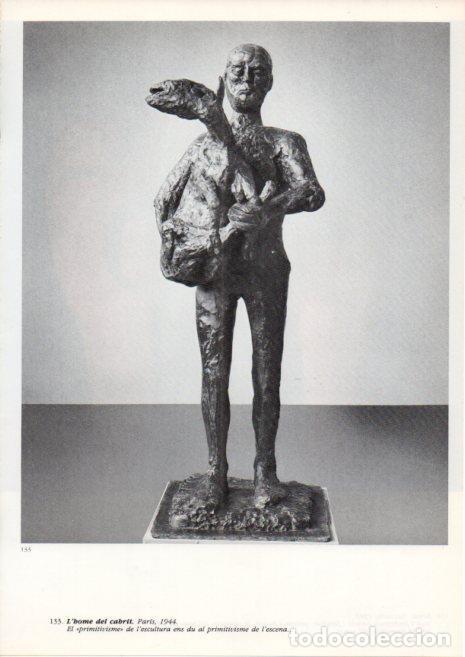 Postales: LAMINA V43125: Picasso. L'home del cabrit - Josep Palau i Fabre