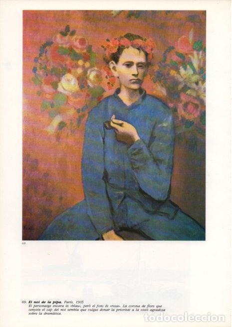 Postales: LAMINA V43098: Picasso. El noi de la pipa - Josep Palau i Fabre