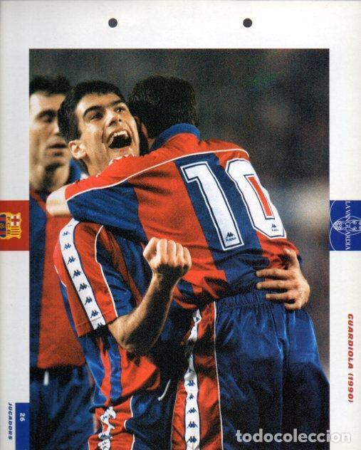 Postcards: LAMINA V43348: Guardiola F.C. Barcelona. El Gran album del Bar&ccedil;a - NULL