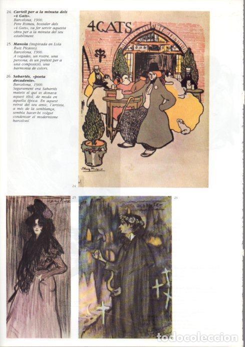 Cartoline: LAMINA V43084: Picasso. Cartell dels 4 Gats, Manola i Sabartes poeta decadent - Josep Palau i Fabre