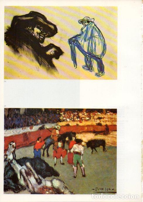 Postkarten: LAMINA V43086: Picasso. Siluetes toledanes i Escena de corrida - Josep Palau i Fabre