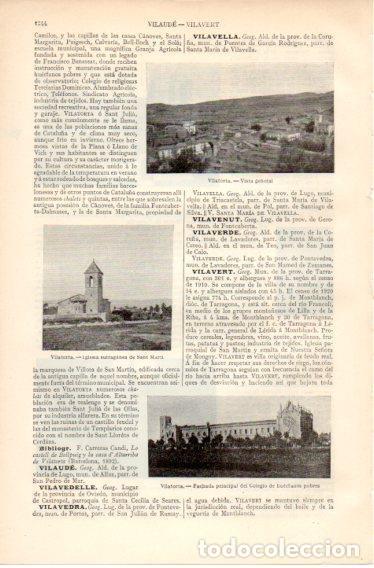 Cartoline: LAMINA V32530: Vista, iglesia y Colegio de huerfanos en Vilatorta - Varios