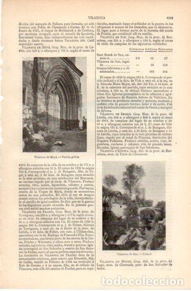 Postkarten: LAMINA V32523: Paisaje de Vilanova de Sau - Varios