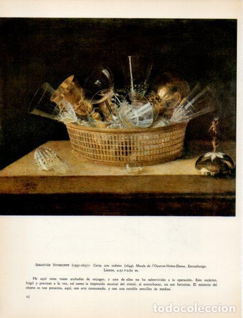 Postales: LAMINA V33056: Cesta con vidrio por S. Stoskopff - Hermann Bauer