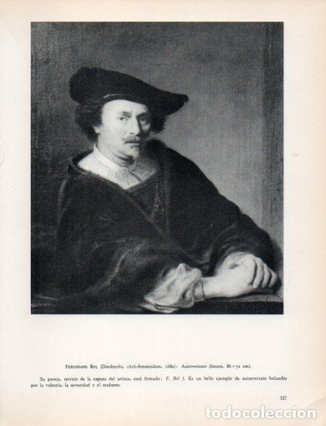 Postkarten: LAMINA V33037: Autorretrato por Ferdinand Bol - Hermann Bauer