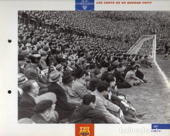 Postcards: LAMINA V43392: F.C. Barcelona Camp de les Corts 1961. El Gran album del Bar&ccedil;a - NULL