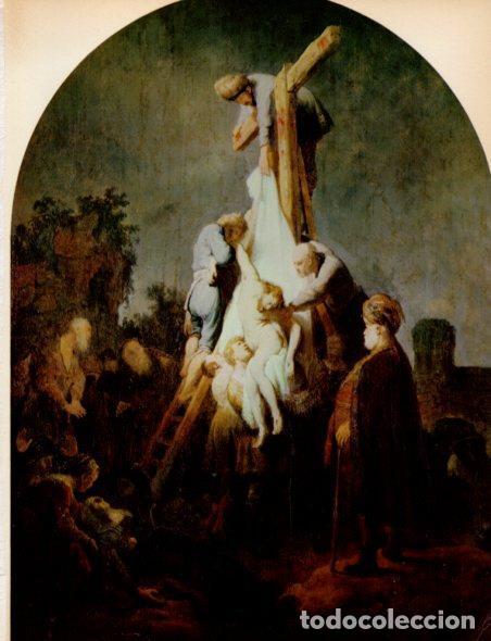 Postkarten: LAMINA V33034: El Descendimiento por Rembrandt - Hermann Bauer