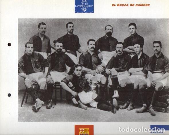 Postais: LAMINA V43366: F.C. Barcelona. Equipo del Gamper 1903. El Gran album del Bar&ccedil;a - NULL