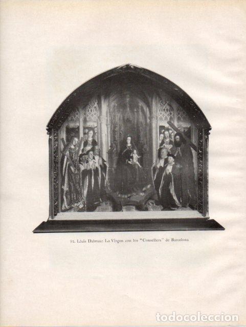 Postales: LAMINA V33109: La Virgen con los Consellers de Barcelona por Lluis Dalmau - Gertrudis Richert