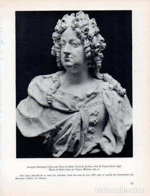 Cartoline: LAMINA V32952: Busto de Maria Teresa de Austria por F. Girardon - Jean Pierre Babelon