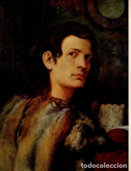 Postkarten: LAMINA V33008: Retrato masculino por Giorgione - Hermann Bauer