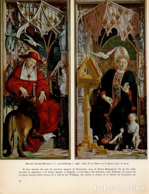 Cartoline: LAMINA V32984: Altar de los Padres de la Iglesia por Michael Pacher - Hermann Bauer