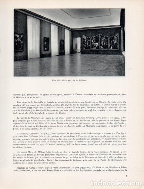 Cartoline: LAMINA V32978: Vista de la sala de los Holbein - Hermann Bauer