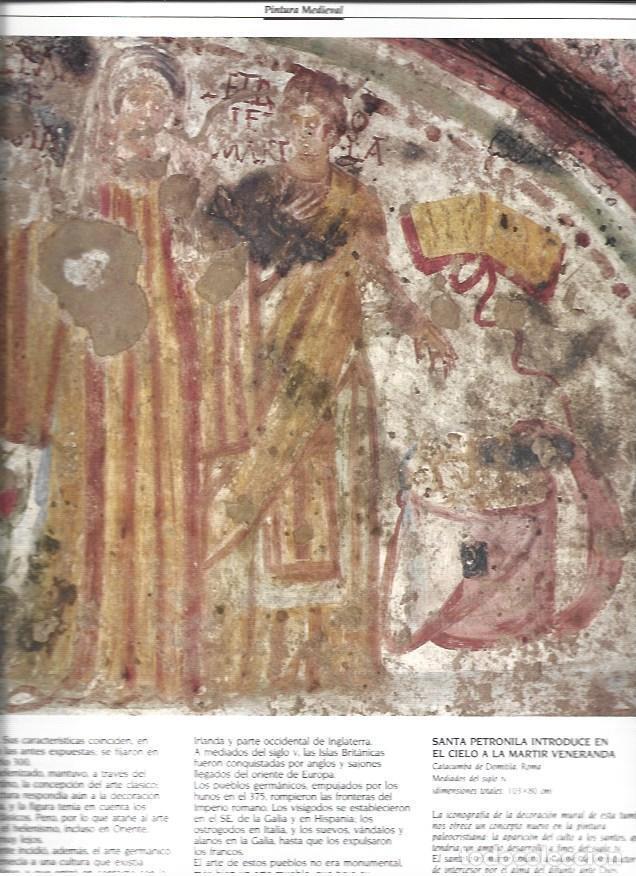 Postales: LAMINA 37333: Santa Petronila de la Catacumba de Domitila, Roma - VVAA