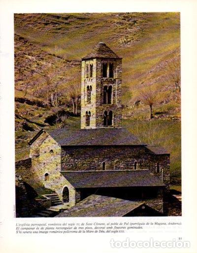 Postcards: LAMINA V33307: Esglesia de Sant Climent, Pal (Andorra) - Varios