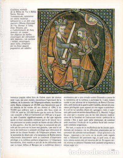 Postales: LAMINA V33376: Sobira medieval de la Biblia de Vic - Varios