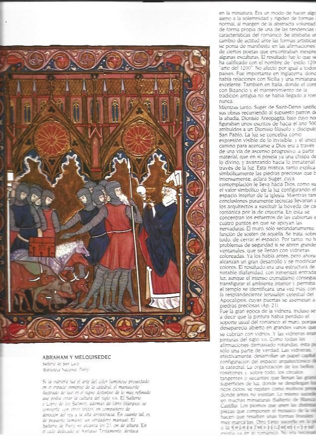 Cartoline: LAMINA 37371: Abraham y Melquisedec del Salterio de San Lkuis - VVAA