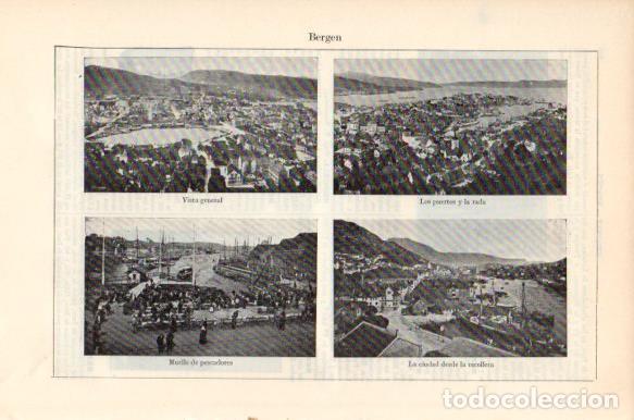 Cartoline: LAMINA V43995: Vistas de Bergen - Varios