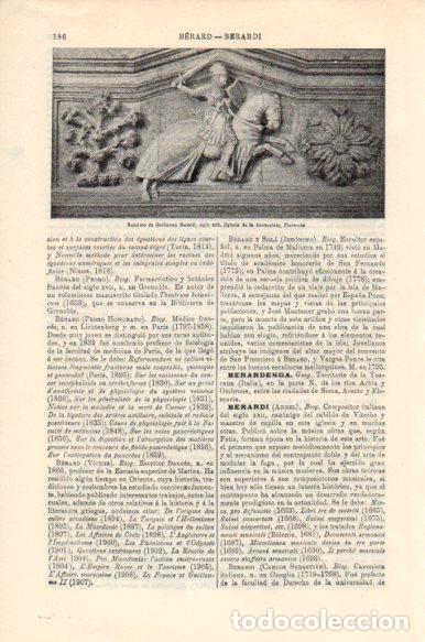 Postales: LAMINA V43987: Sepulcro de Berardi en Florencia - Varios