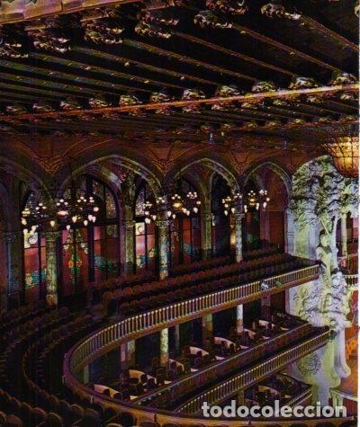 Postkarten: LAMINA V33179: Detalle sala de conciertos del Palacio de la Musica, Barcelona - Varios