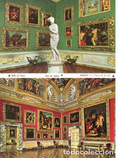 Postales: LAMINA V33232: Florencia. Salas Flora y Apolo en Palacio Pitti - Varios