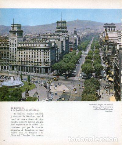 Postkarten: LAMINA V33201: Panoramica del Paseo de Gracia, Barcelona - Varios