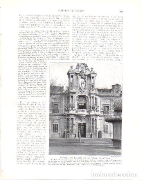 Postkarten: LAMINA V33957: Fachada Palacio de San Telmo en Sevilla - Manuel Rodriguez Codola